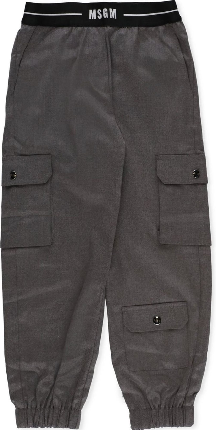 Kids MSGM Broeken | Msgm Trousers Grey Grey Zwart