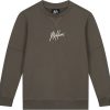 Kids Malelions Truien | Malelions Split Essentials Sweater - Brown/Be Bruin