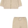 Kids Chloé Sets | Chloe Chloe Baby Meisjes Joggingpak Beige Beige