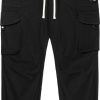 Heren Quotrell | Quotrell Quotrell Couture - Terni Cargo Pants | Black Zwart