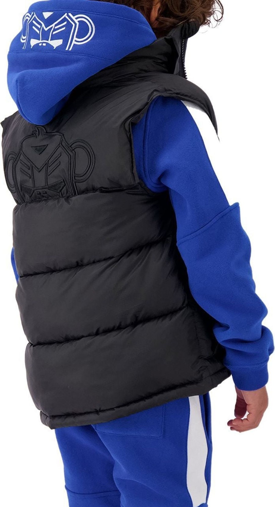 Kids Black Bananas Jassen | Black Bananas Jr Peek Bodywarmer Zwart