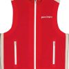 Heren Palm Angels | Palm Angels Logo-Print Gilet Rood