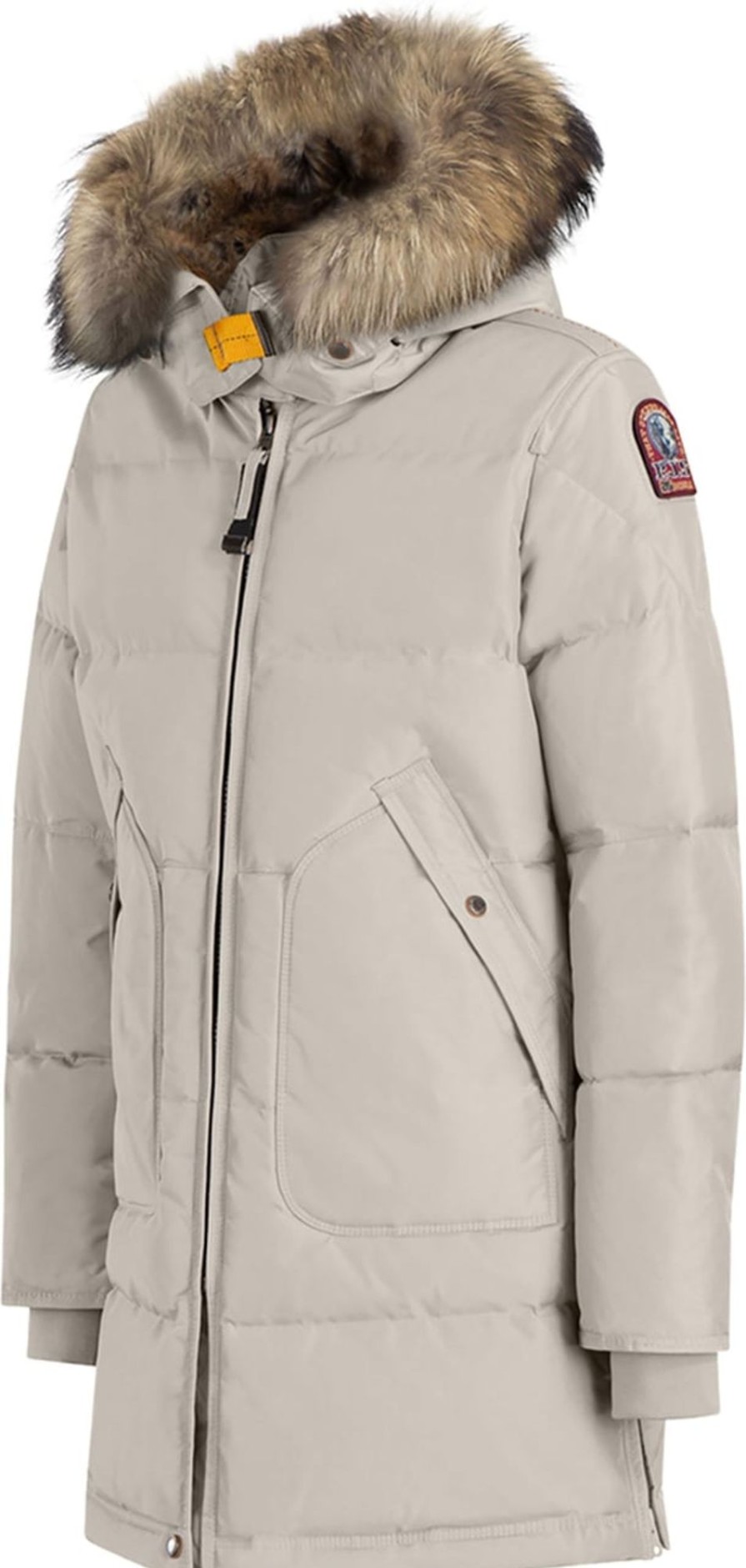 Kids Parajumpers Jassen | Parajumpers Long Bear Parka Silver-Grey Grijs