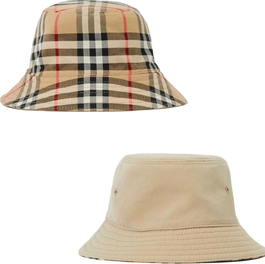 Kids Burberry Mutsen & Petten | Burberry Burberry Kinder Unisex Hoed Beige Beige