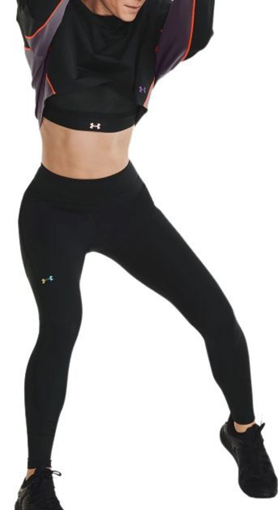 Dames Under Armour | Under Armour Rush Legging Dames Zwart Zwart