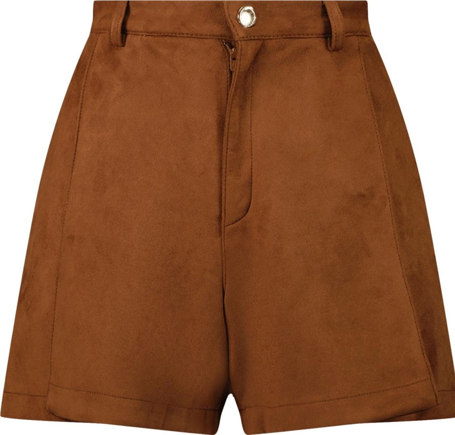 Kids Chloé Shorts | Chloe Chloe Kinder Meisjes Shorts Camel Taupe