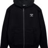 Heren JORCUSTOM | Jorcustom Icon Zipped Hoodie Black Zwart