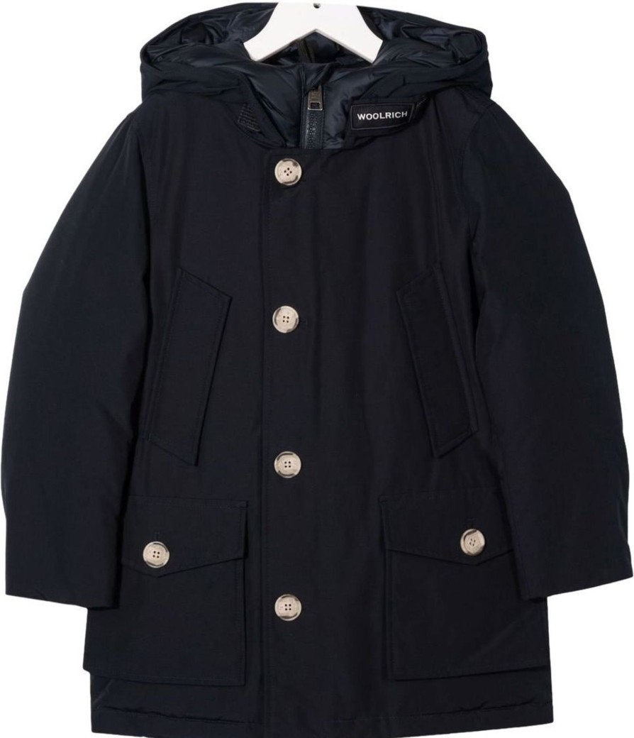 Kids Woolrich Colberts | Woolrich Woolrich Coats Blue Blauw