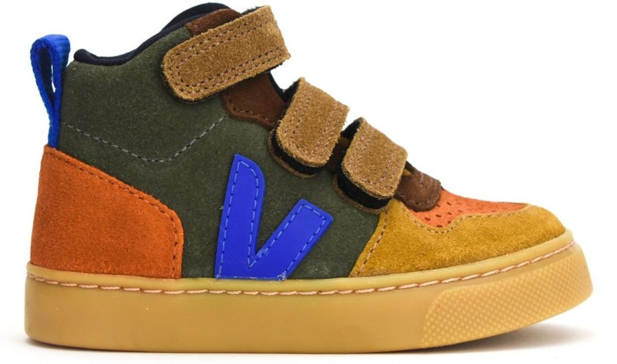 Kids Veja Sneakers | Veja V-10 Mid Sneaker Brown Bruin