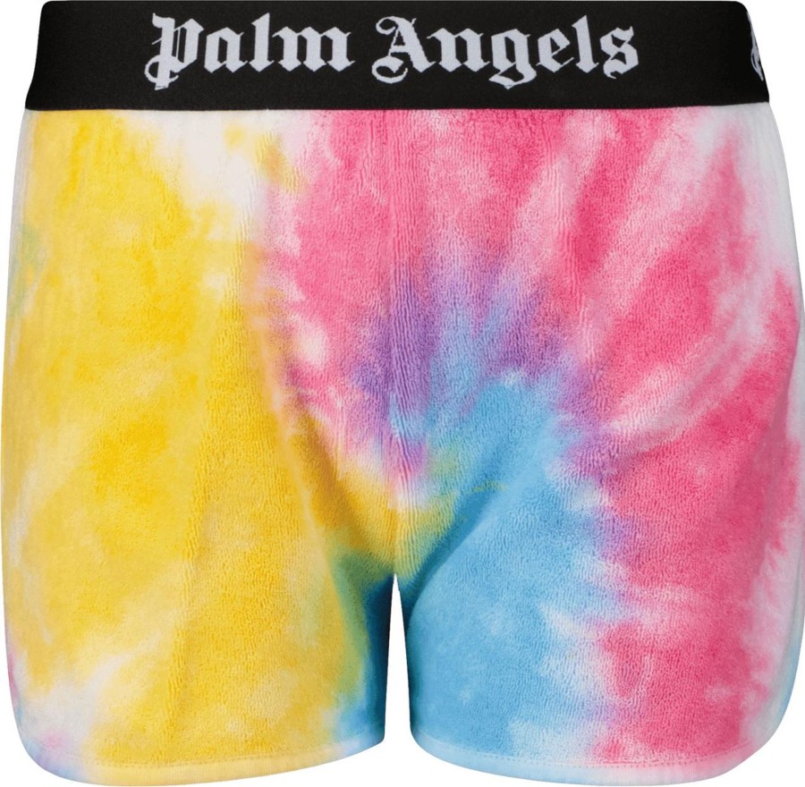 Kids Palm Angels Shorts | Palm Angels Palm Angels Kinder Meisjes Shorts Roze Roze