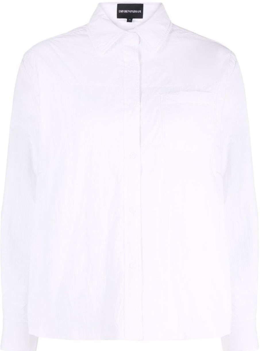 Dames Emporio Armani | Emporio Armani Shirts White Wit