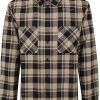 Heren OFF-WHITE | Off-White Check Flann Shirt Neutraal