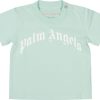 Kids Palm Angels Shirts | Palm Angels Palm Angels Baby Unisex T-Shirt Mint Groen