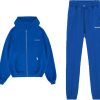 Heren Richesse | Richesse Zipper Hoodie Tracksuit Blauw Blauw