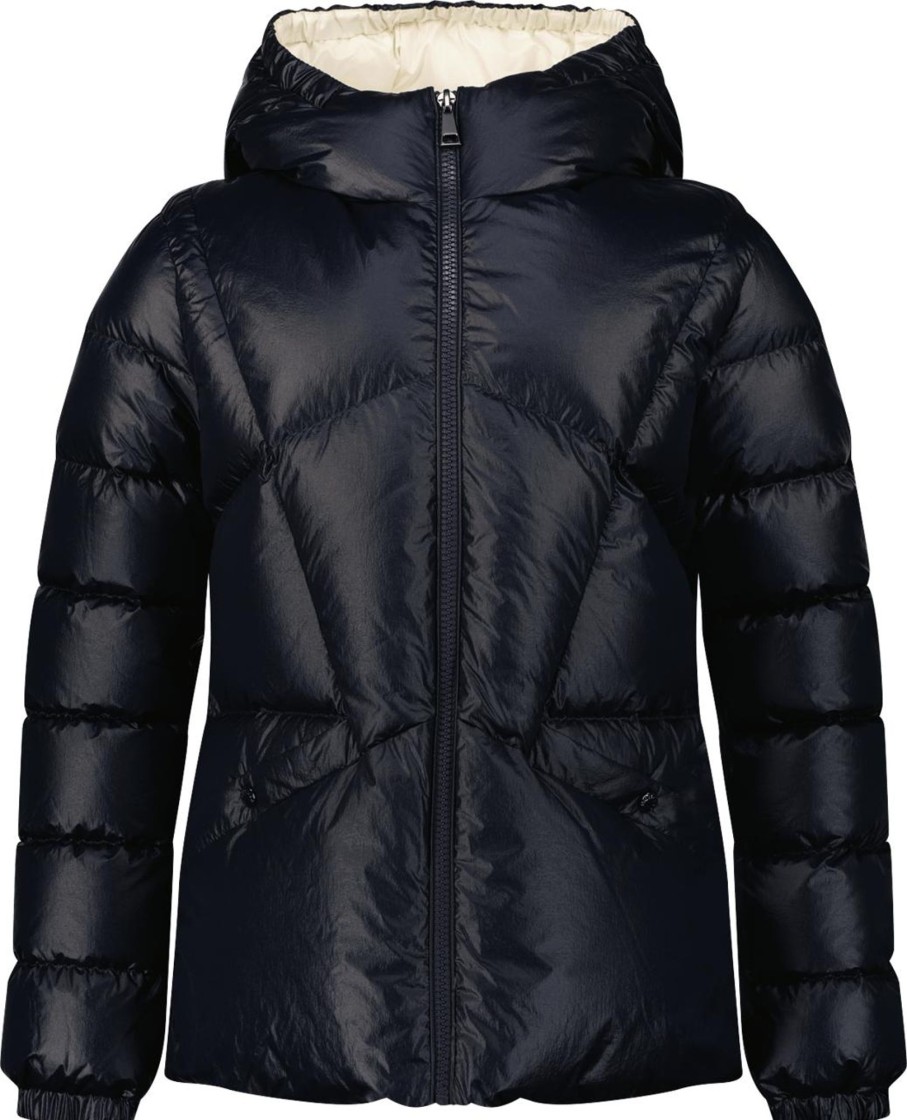 Kids Moncler Tassen | Moncler Moncler Kinder Meisjes Jas Navy Blauw