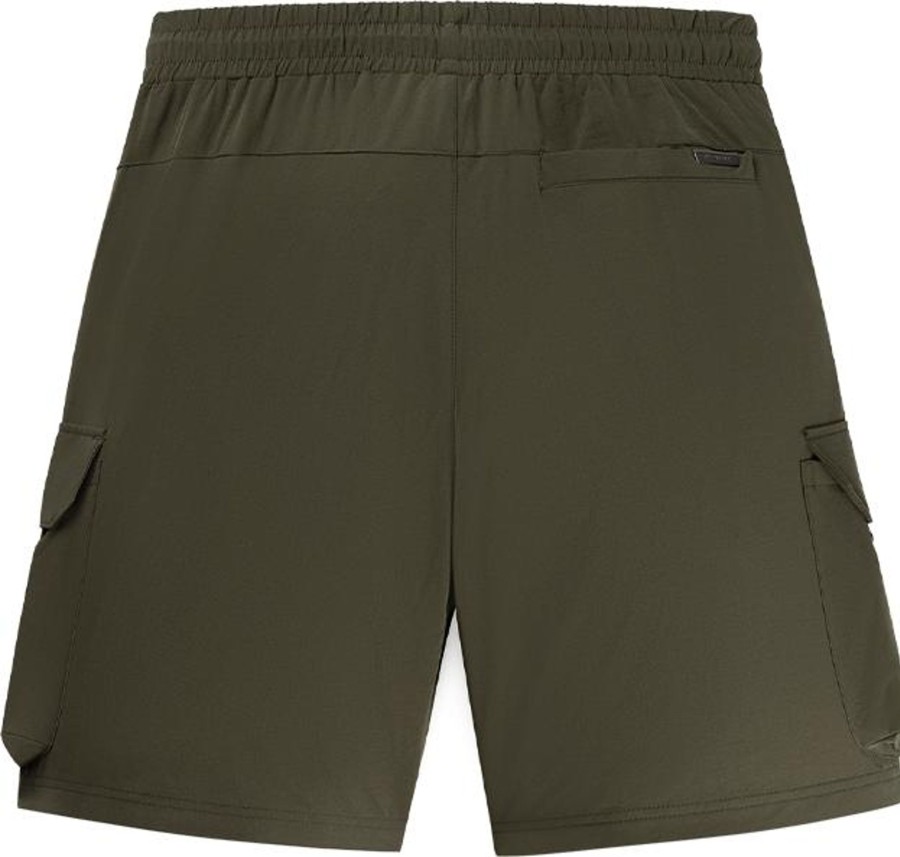 Heren Quotrell | Quotrell Quotrell Couture - Seattle Cargo Shorts | Army Green Groen