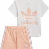 Kids Adidas Sets | Adidas Suit Kid Short Tee Set Gn8192 Divers