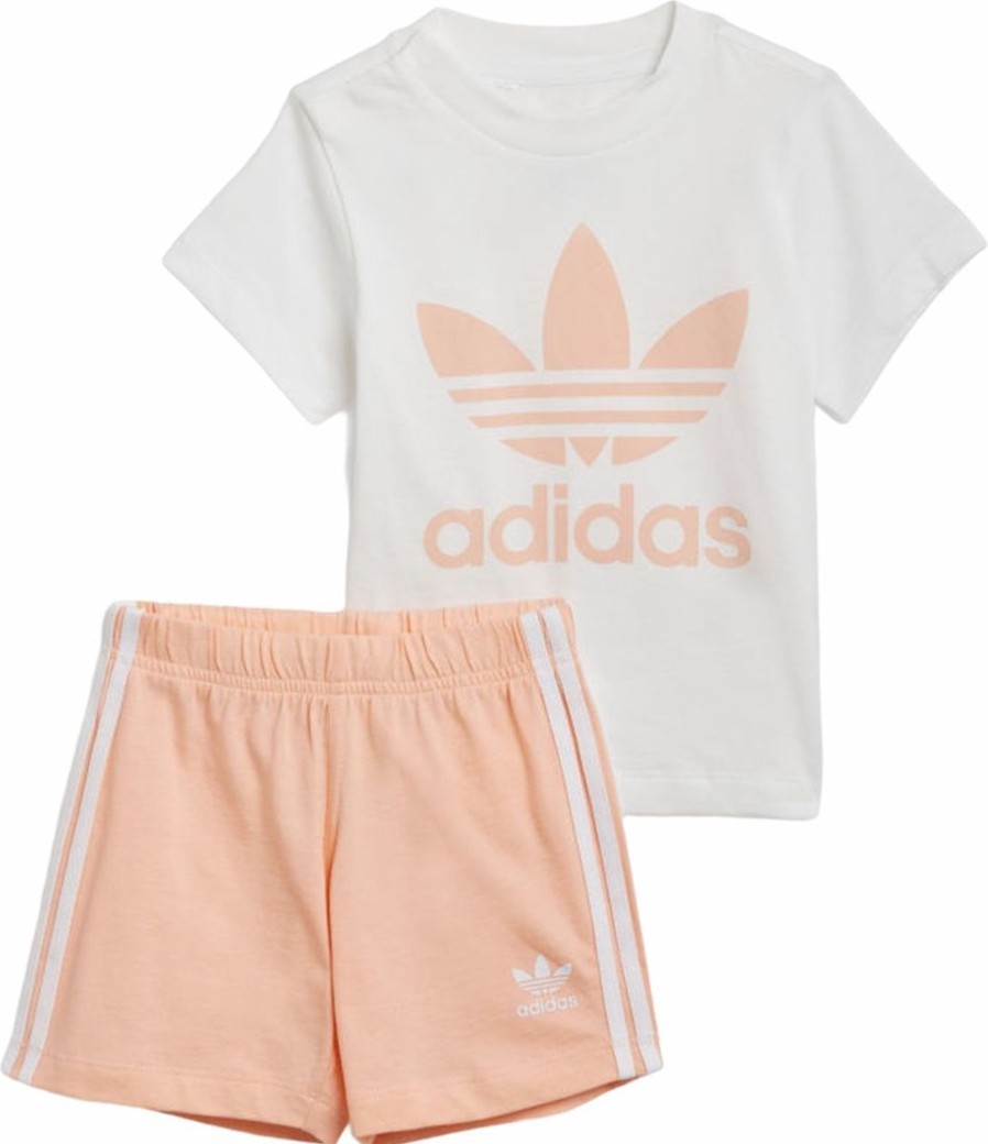 Kids Adidas Sets | Adidas Suit Kid Short Tee Set Gn8192 Divers