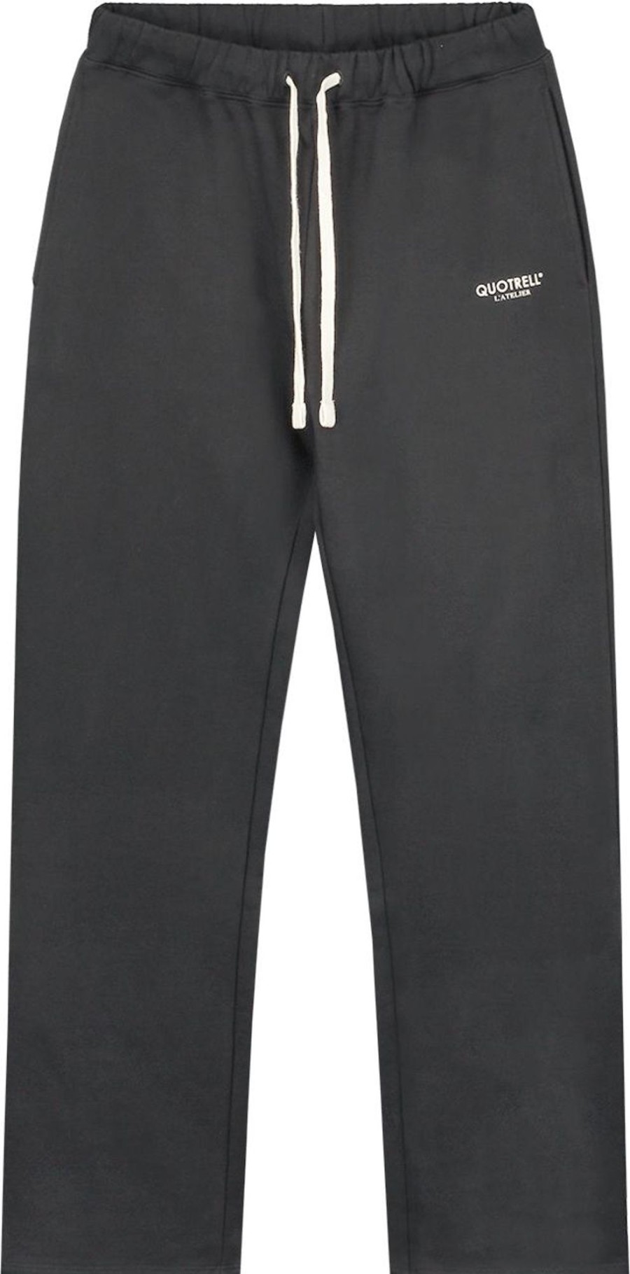 Heren Quotrell | Quotrell L'Atelier Pants | Black/White Zwart