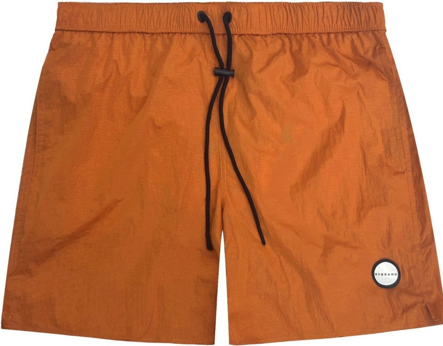 Heren My Brand | My Brand Metal Capsule Swimshort Oranje