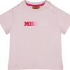 Kids Missoni Shirts | Missoni Missoni Baby Meisjes T-Shirt Licht Roze Roze