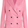 Dames Tom Ford | Tom Ford Tom Ford Double-Breasted Blazer Roze