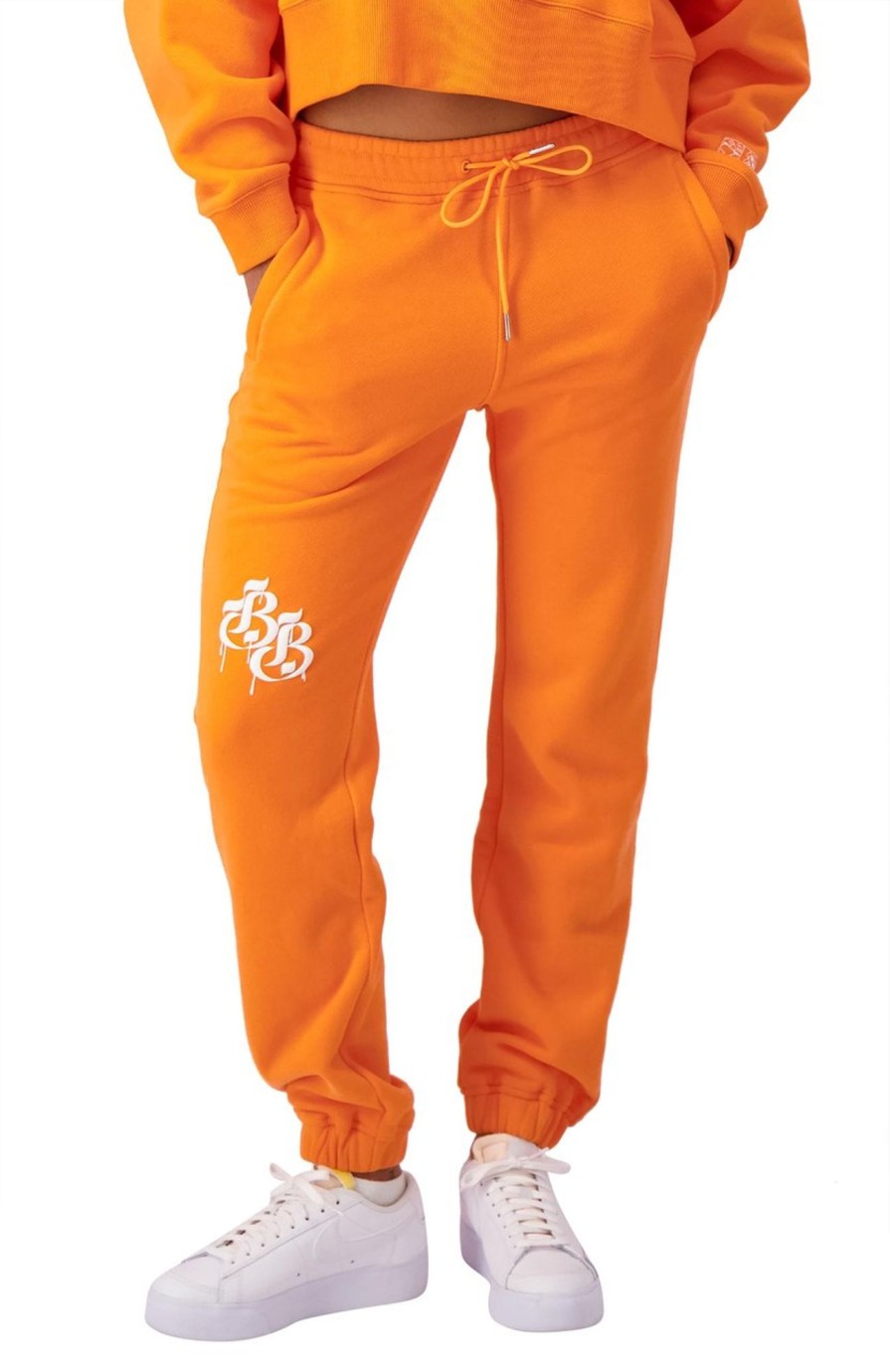 Dames Black Bananas | Black Bananas Dripping Sweatpants Oranje