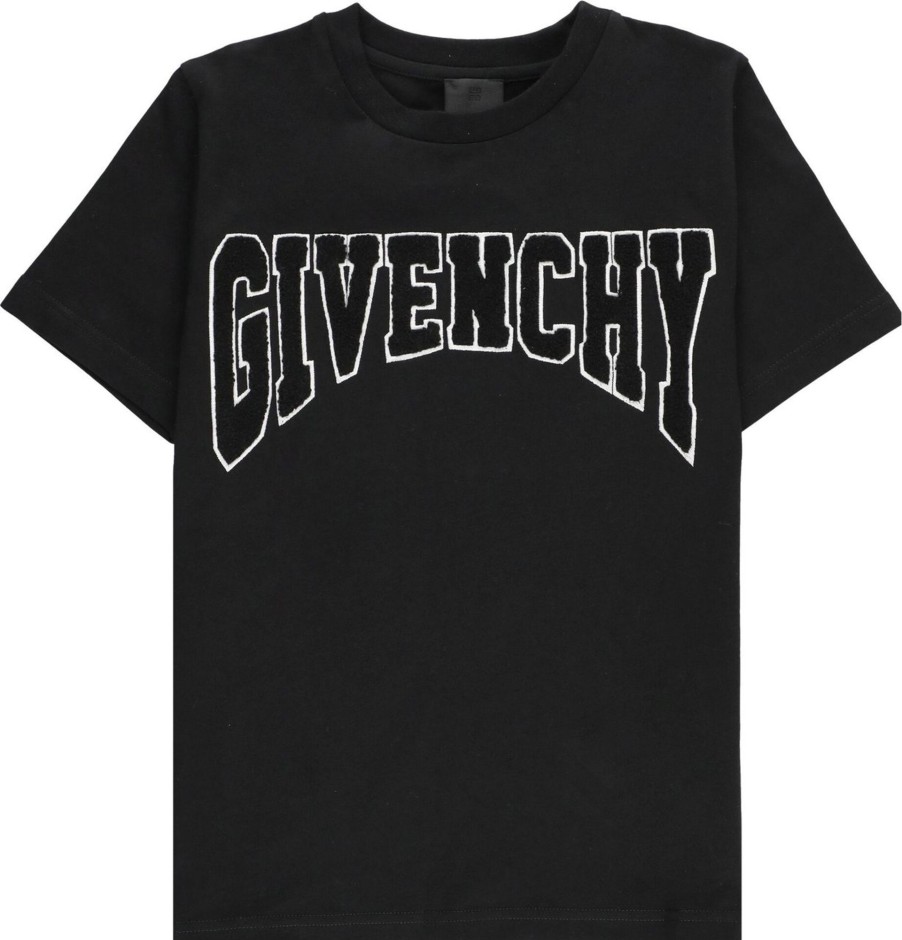 Kids Givenchy T-Shirts | Givenchy T-Shirts And Polos Black Zwart