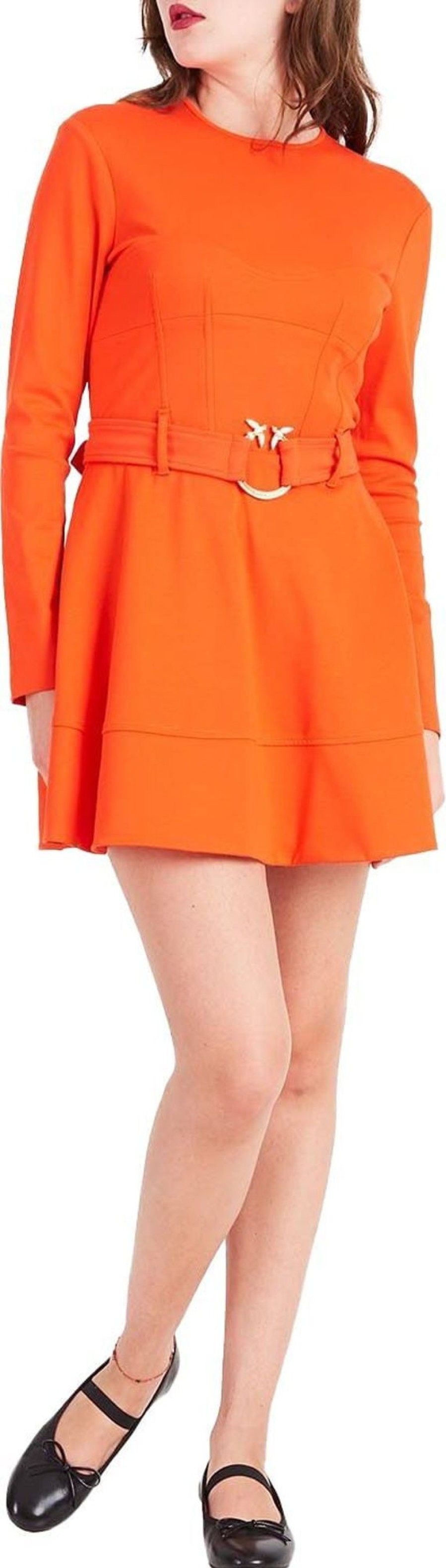 Dames Pinko | Pinko Dress "Aquaman" Zwart