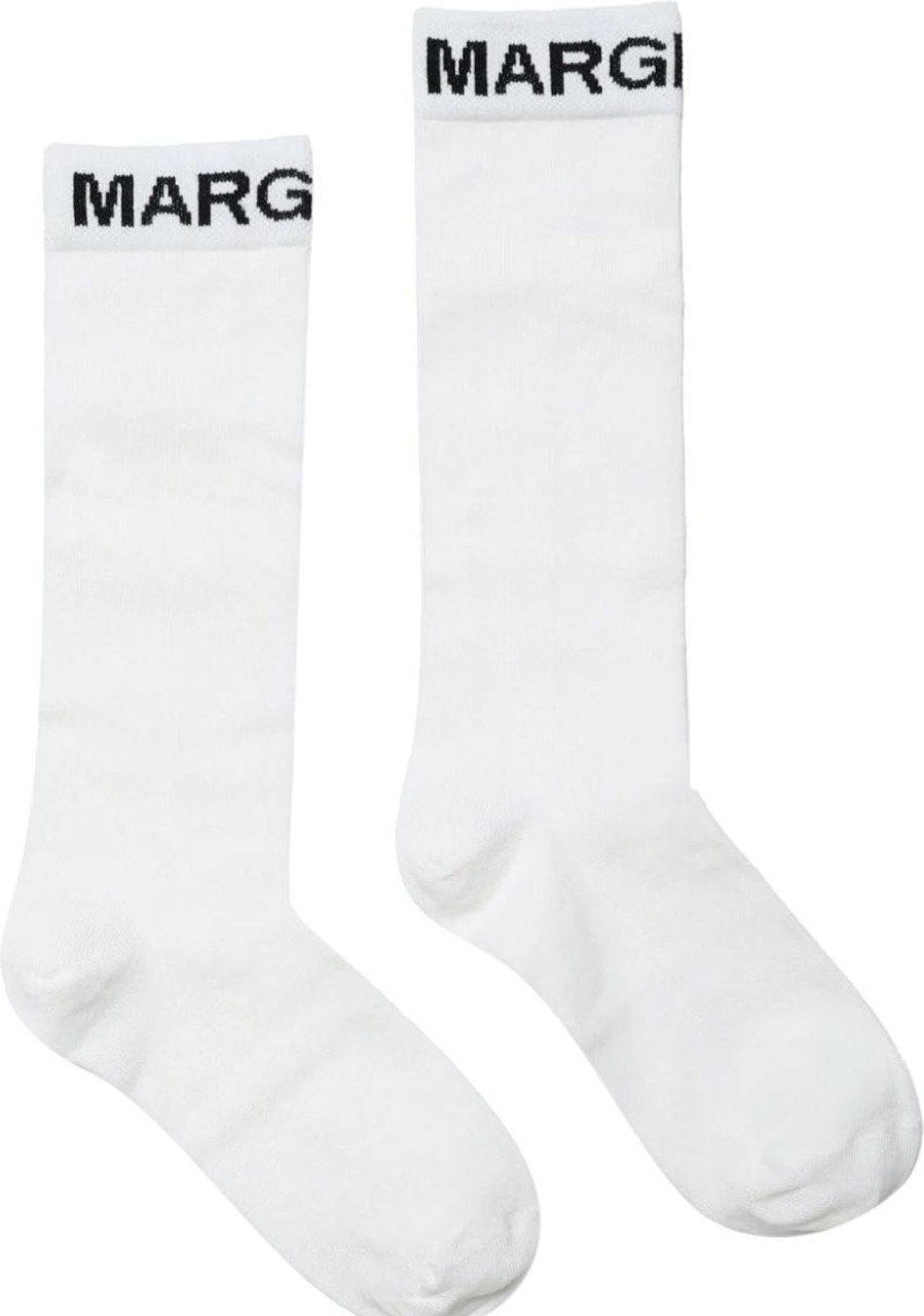 Kids MM6 Maison Margiela Accessoires | Mm6 Maison Margiela Calze White Wit