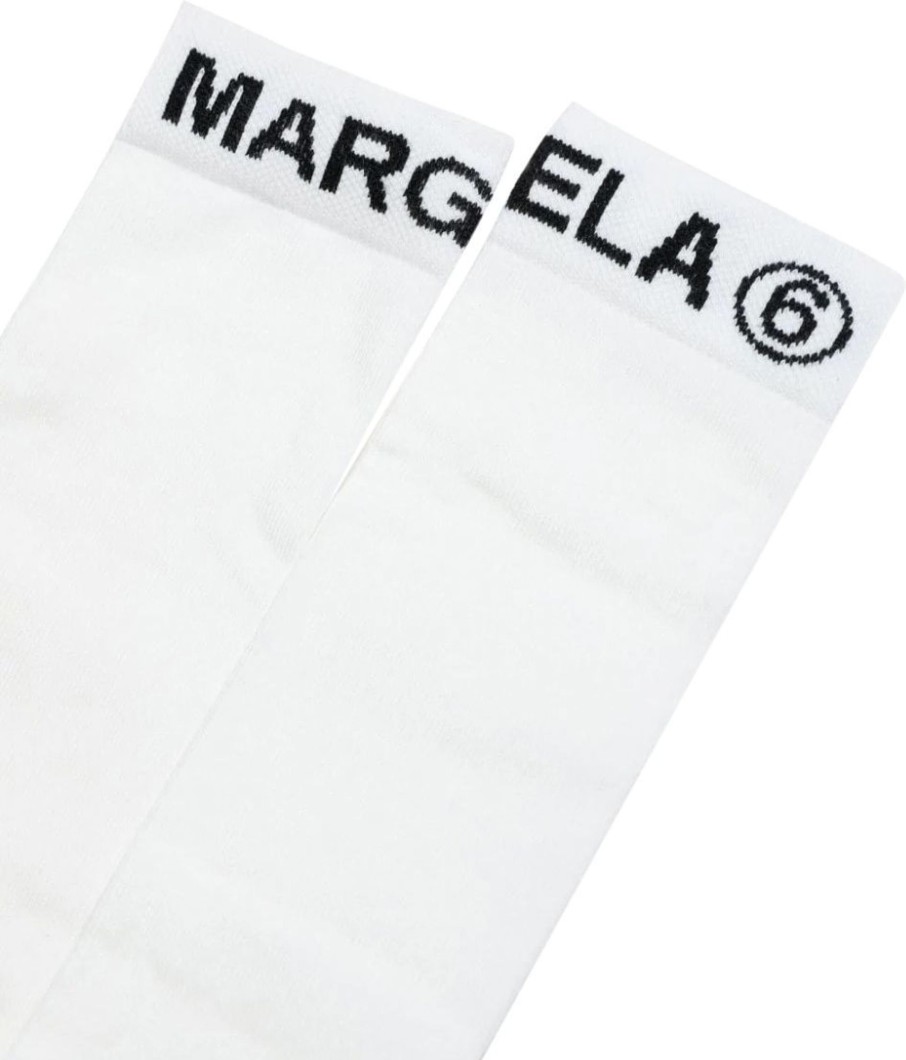 Kids MM6 Maison Margiela Accessoires | Mm6 Maison Margiela Calze White Wit