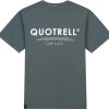 Heren Quotrell | Quotrell Jaipur T-Shirt | Anthracite/White Zwart