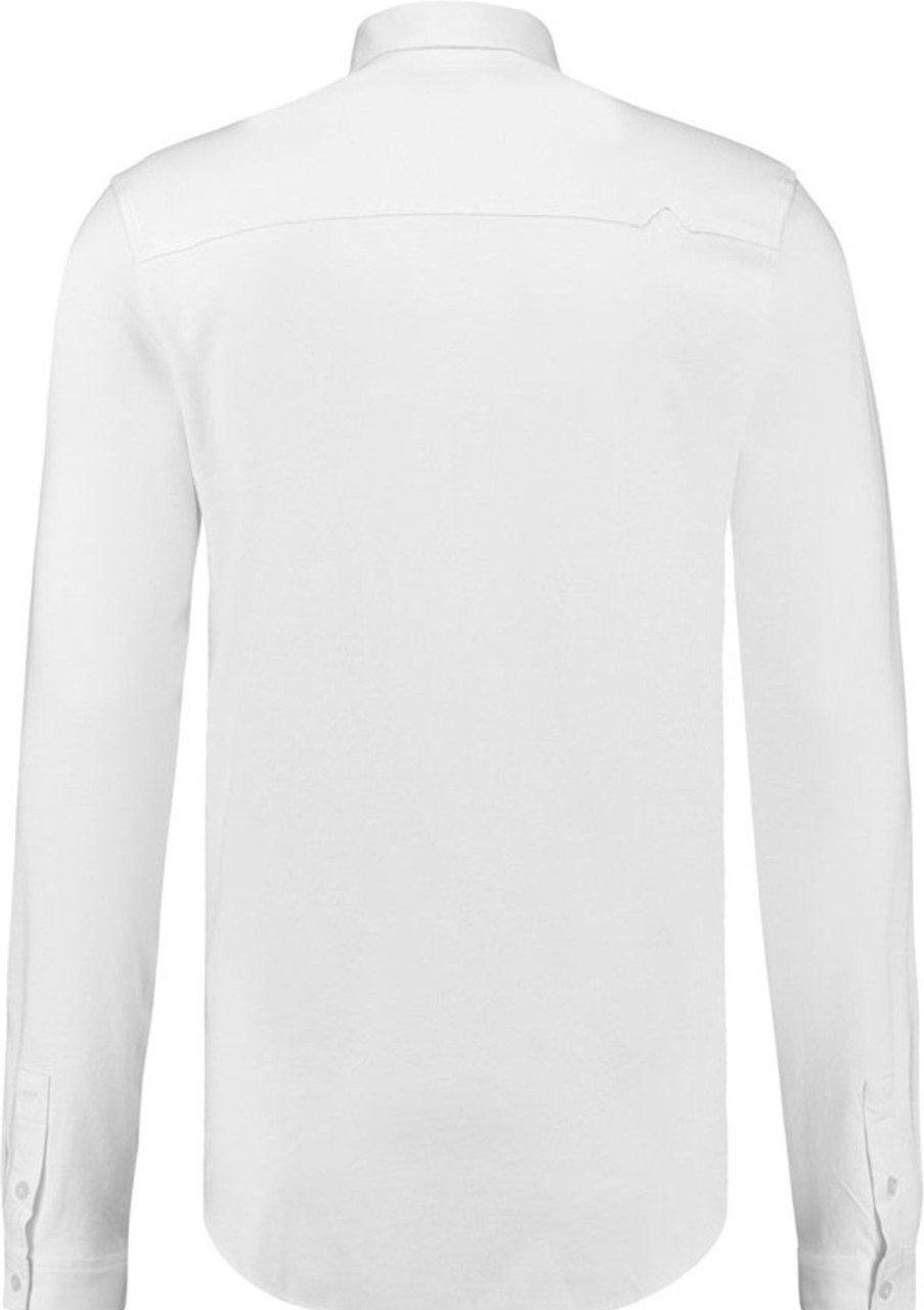 Heren Purewhite | Purewhite Essential Shirt Jersey - White Wit