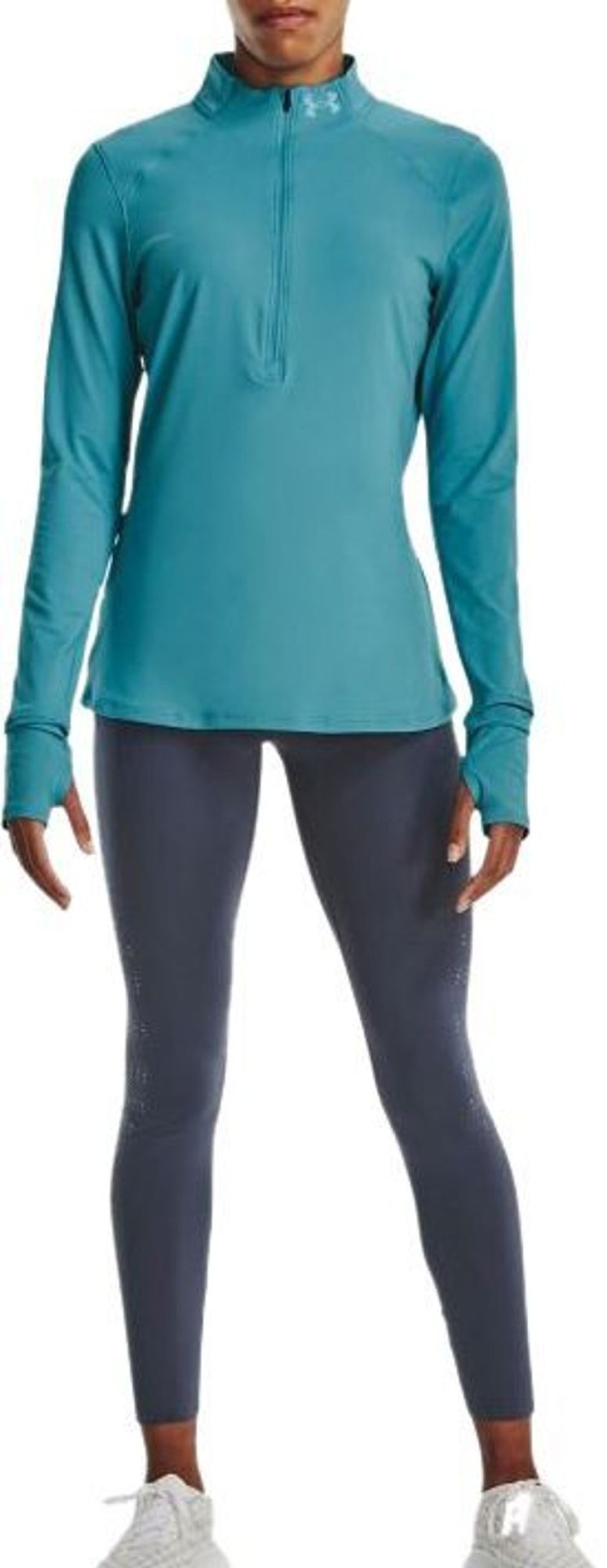 Dames Under Armour | Under Armour Qualifier Run 2.0 1/2 Zip Dames Blauw Blauw