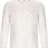 Heren Emporio Armani | Emporio Armani White Shirt With Logo White Wit