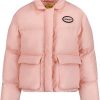 Kids OFF-WHITE Tassen | Off-White Off-White Kinder Meisjes Jas Licht Roze Roze