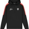 Heren Malelions | Malelions Sport Fielder Hoodie - Black/Red Zwart