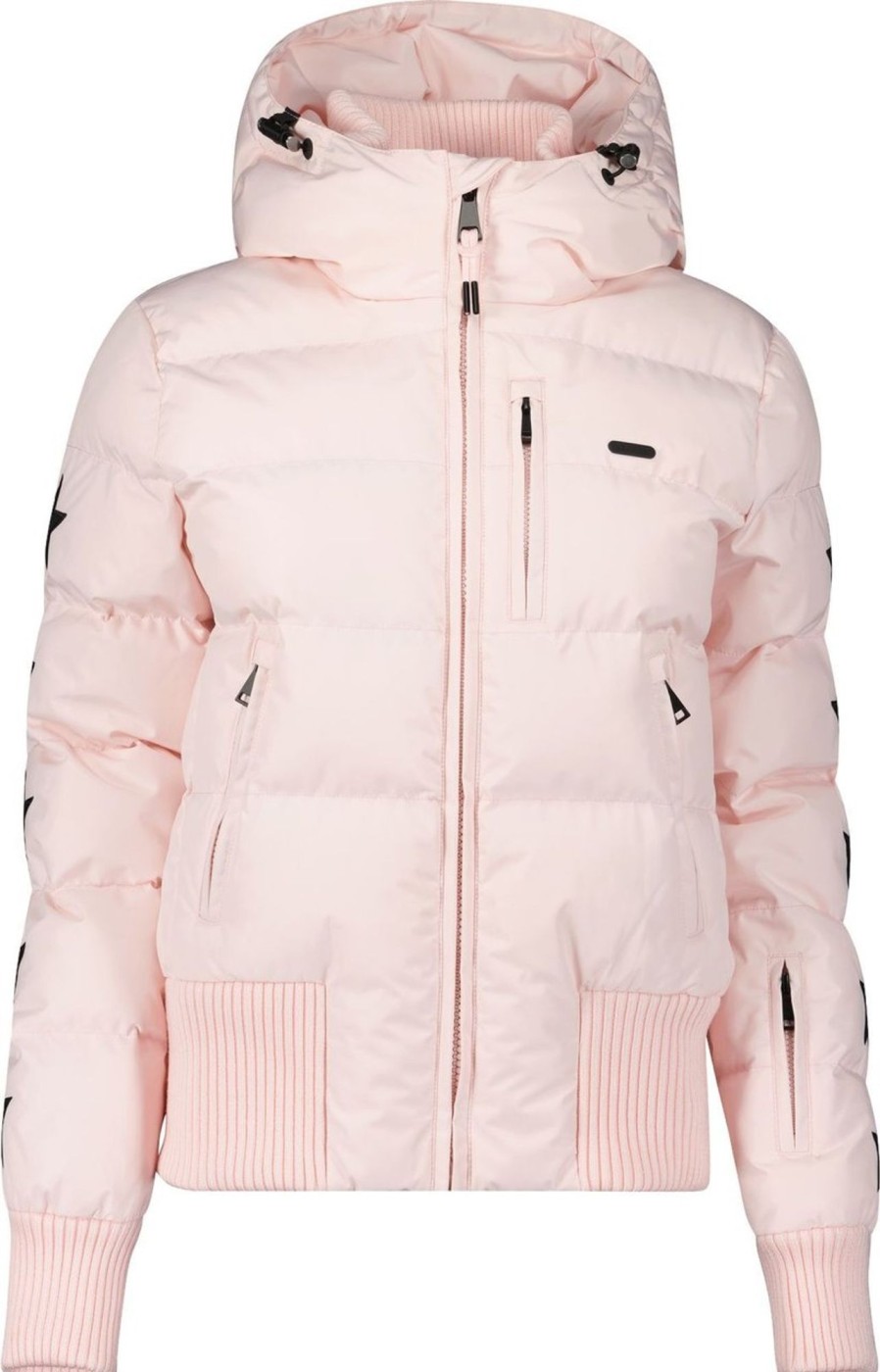 Dames Airforce Sport | Airforce Sport Taos Ski Jacket Star Barley Pink Roze