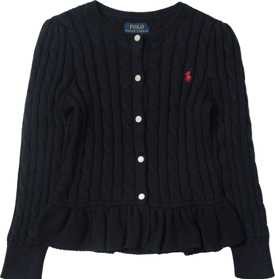 Kids Ralph Lauren Truien | Ralph Lauren Ralph Lauren Cardigan Treccie Female Blauw