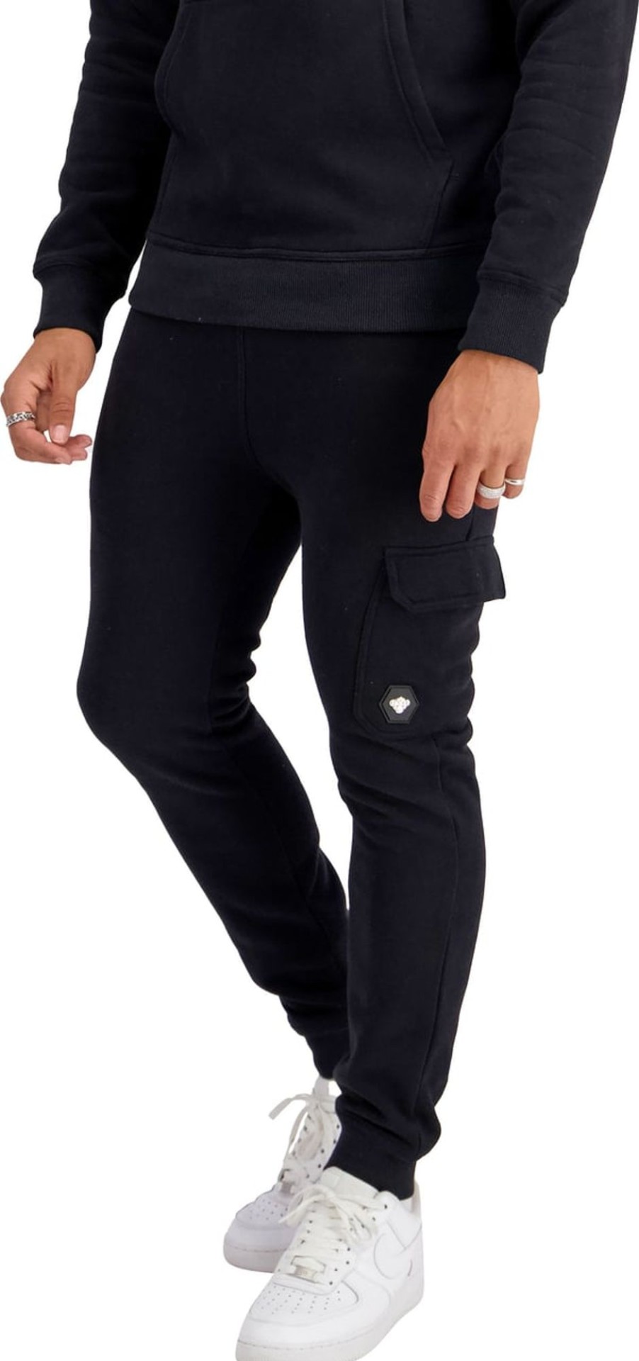 Heren Black Bananas | Black Bananas Hex. Sweatpants Zwart