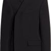 Heren Balenciaga | Balenciaga Balenciaga Vetta Wool Blazer Zwart