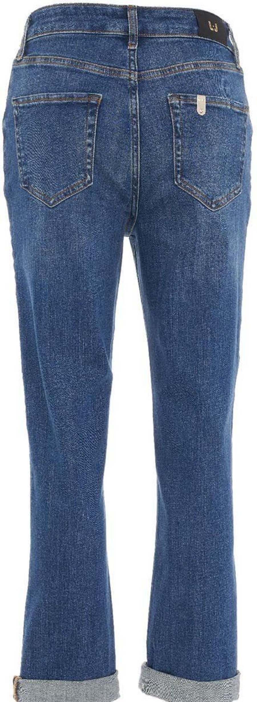 Dames Liu Jo | Liu Jo Straight Leg Jeans Blue Blauw