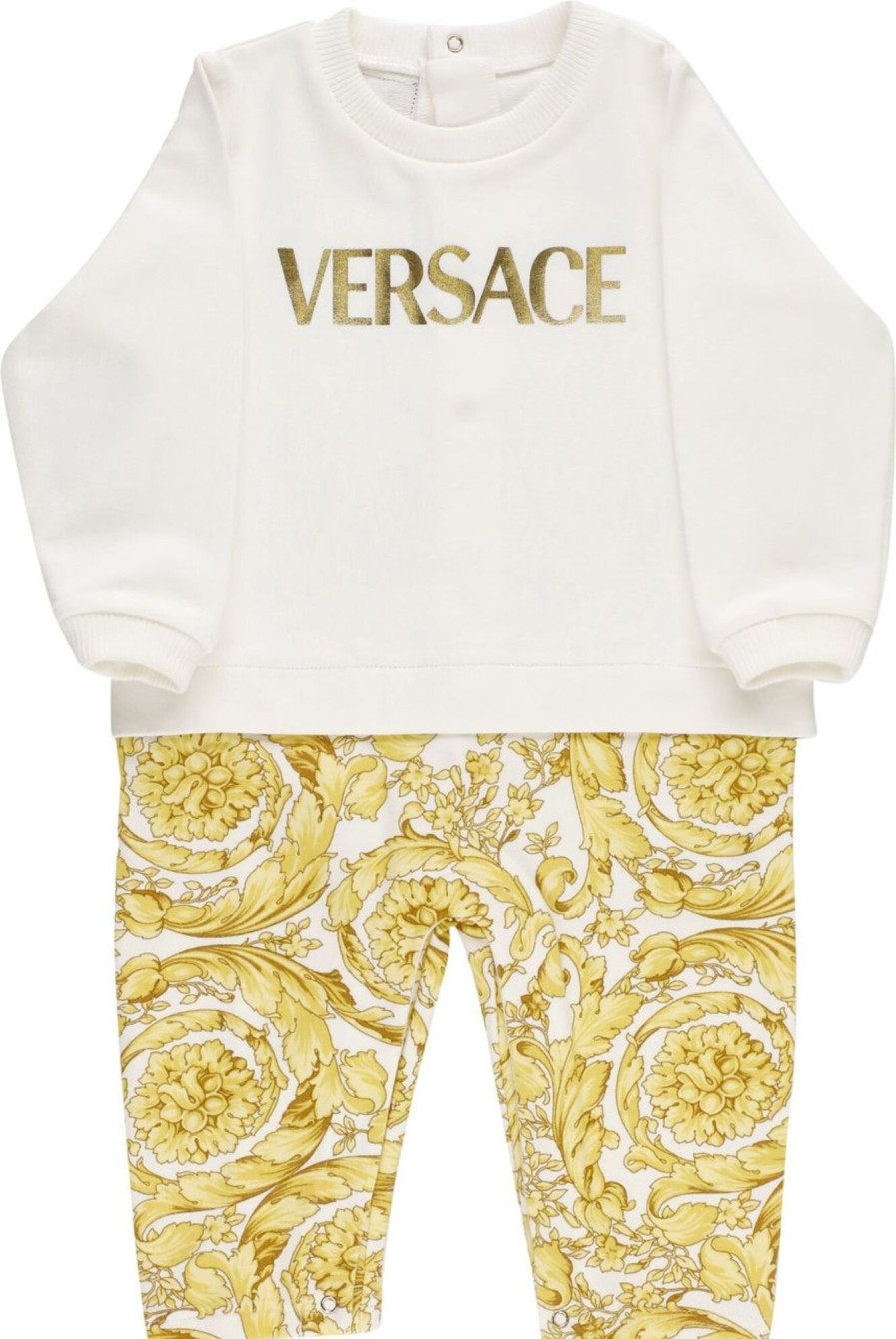 Kids Versace Babypakjes | Versace Dresses White Neutraal