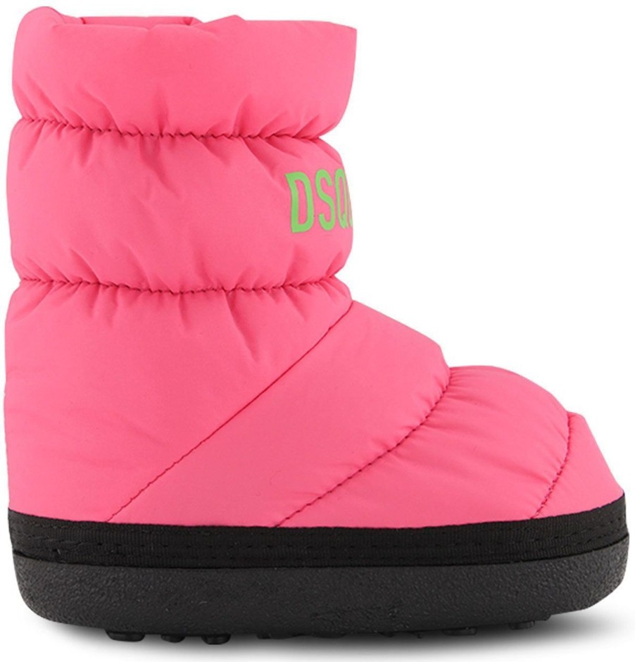 Kids Dsquared2 Schoenen | Dsquared2 Dsquared2 72341 Kinder Snowboots Roze Roze