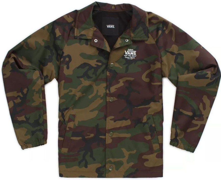 Kids Vans Jassen | Vans Jacket Kid By Torrey Boys Camo Vn0002Rzcma Divers