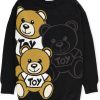 Kids Moschino Truien | Moschino Sweaters Black Zwart