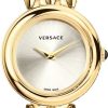 Dames Versace | Versace Vebn00718 V-Flare Dameshorloge 29 Mm Zilver