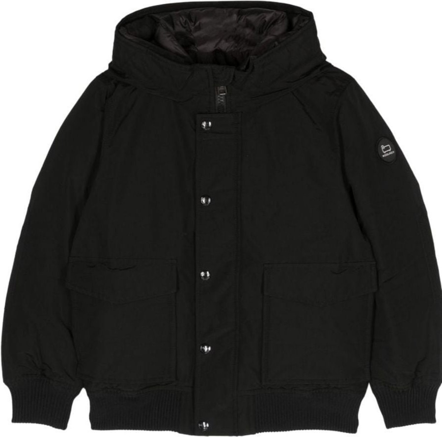 Kids Woolrich Colberts | Woolrich Woolrich Coats Black Zwart