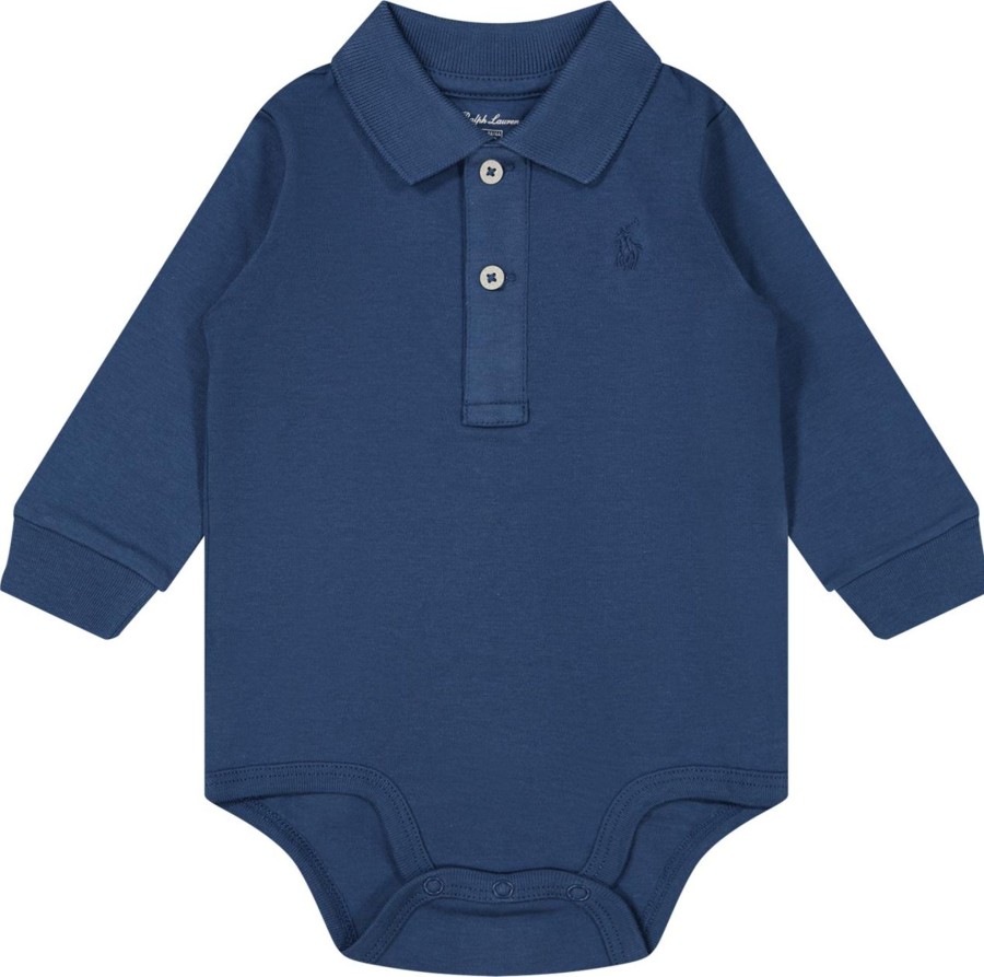 Kids Ralph Lauren Rompers | Ralph Lauren Ralph Lauren Jongens Romper Blauw Blauw