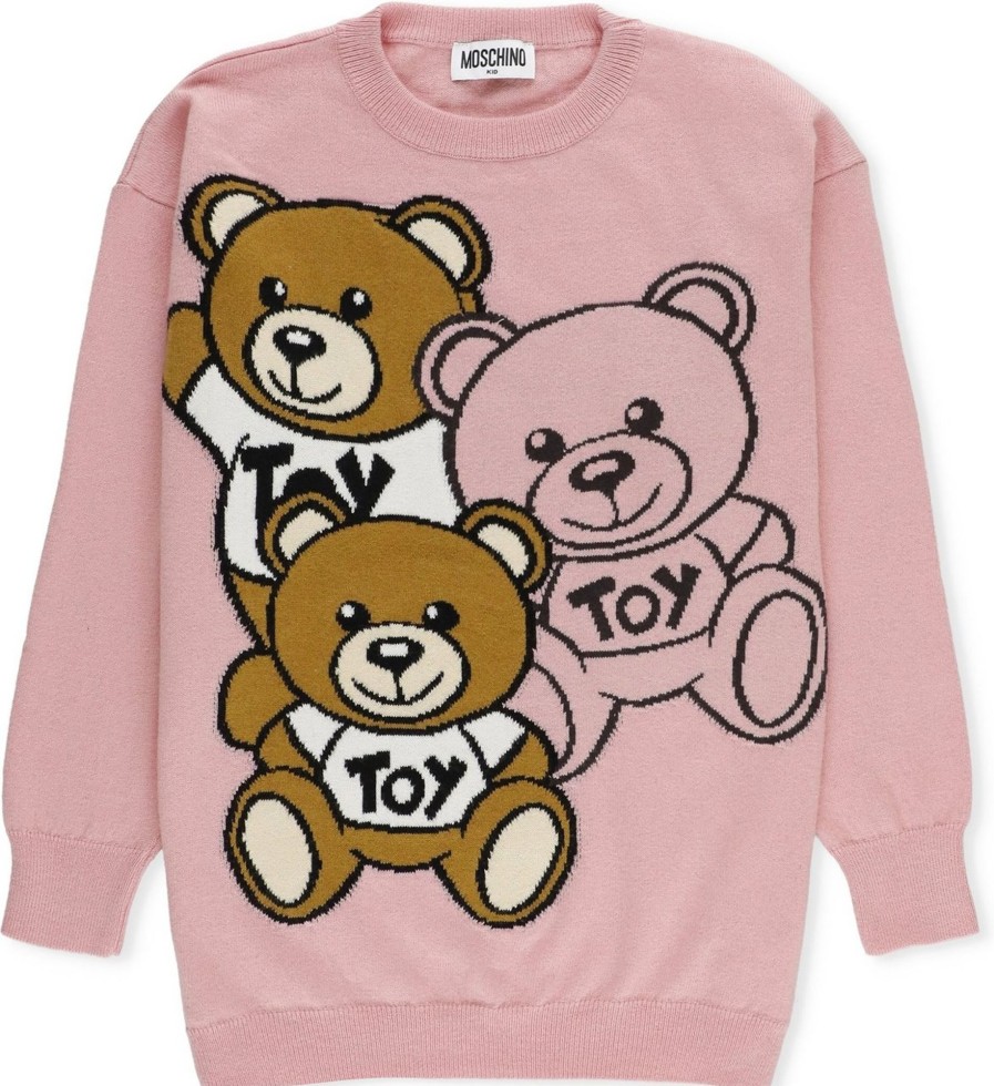 Kids Moschino Truien | Moschino Sweaters Pink Neutraal